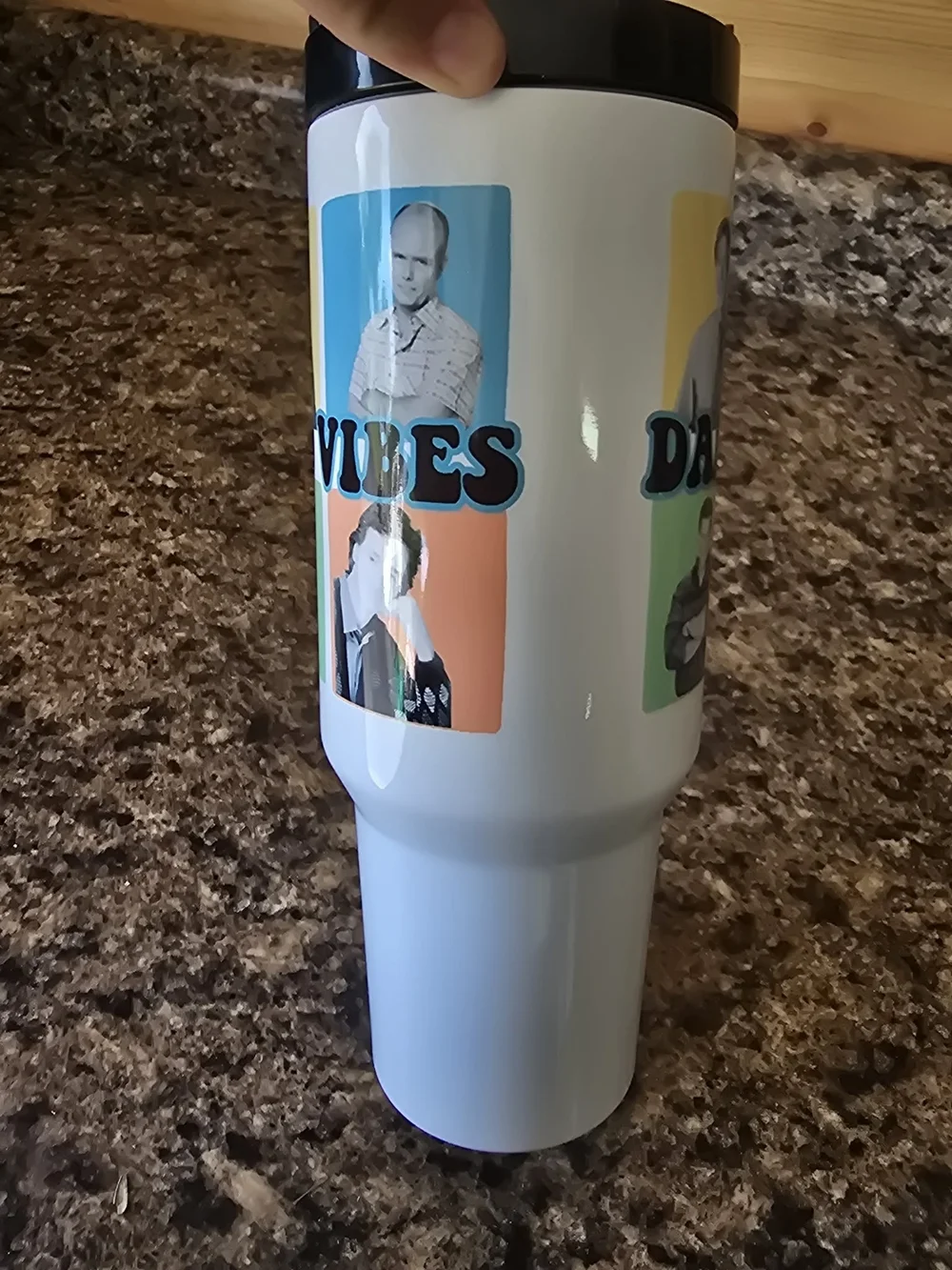 Dad Vibes 40 Oz Tumbler